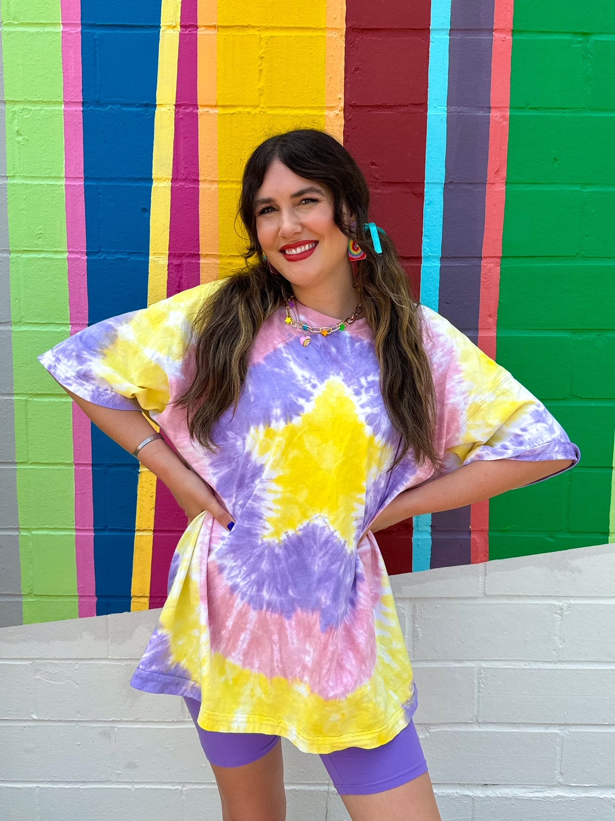 Pastel Dream Star Oversized Tee (S-L)