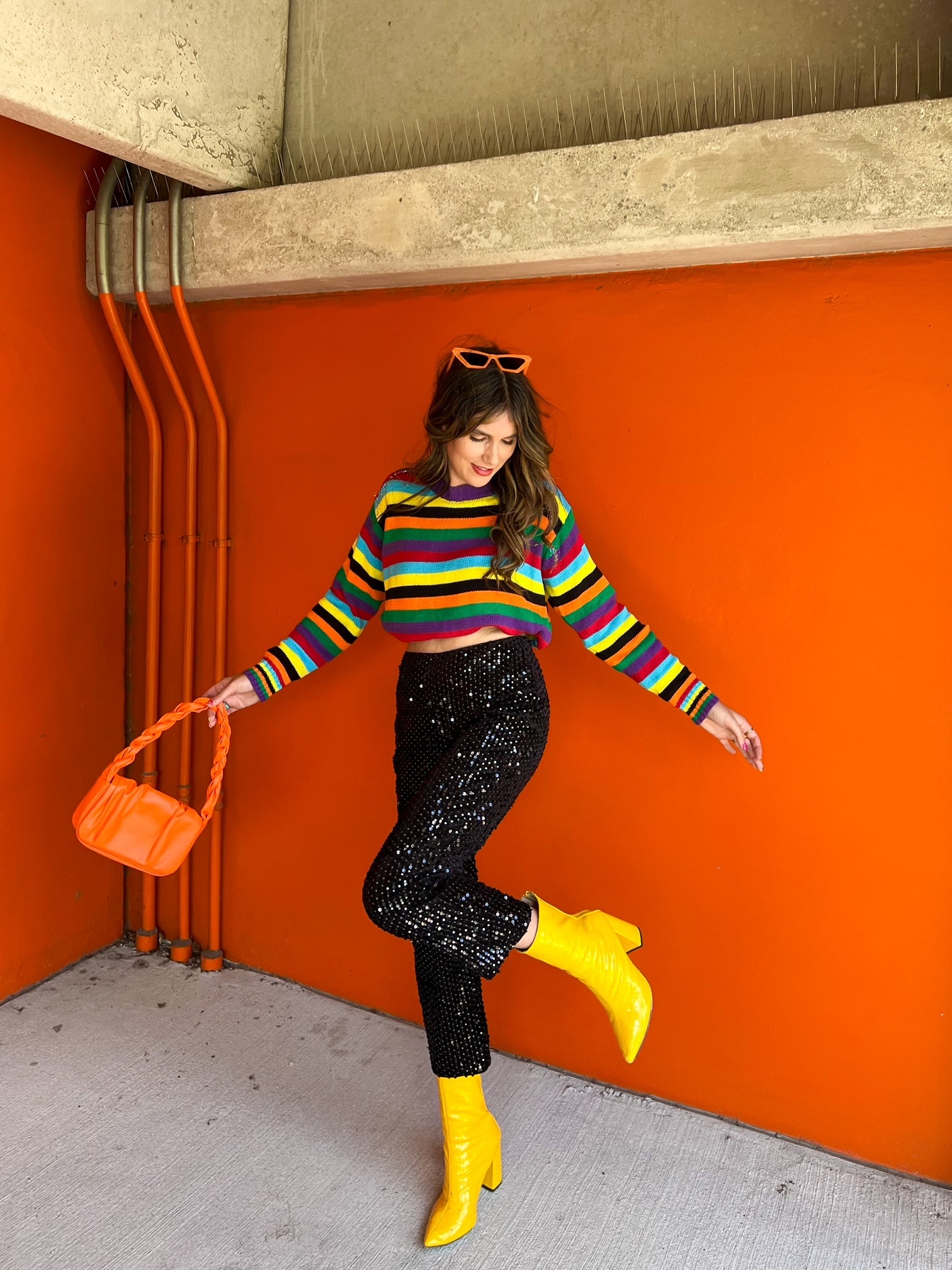 The Iris Rainbow Sweater (small)