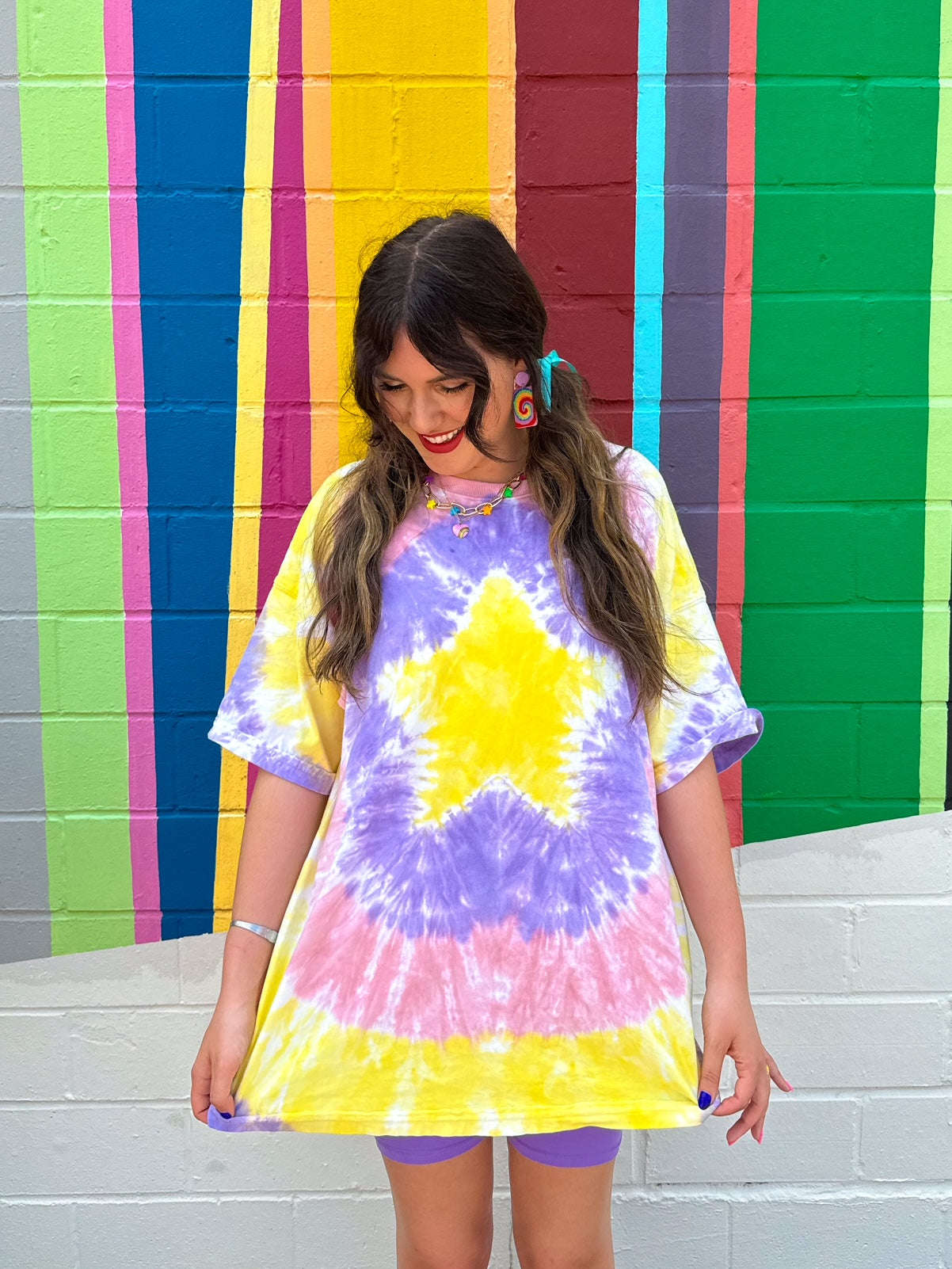 Pastel Dream Star Oversized Tee (S-L)