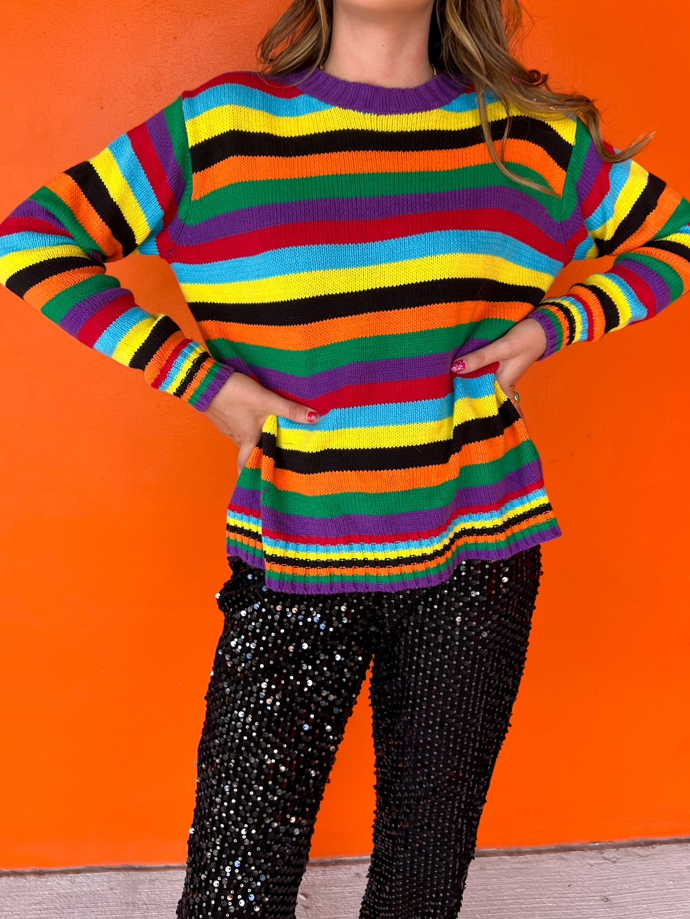 The Iris Rainbow Sweater (small)