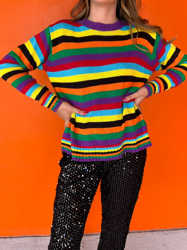 The Iris Rainbow Sweater (small)