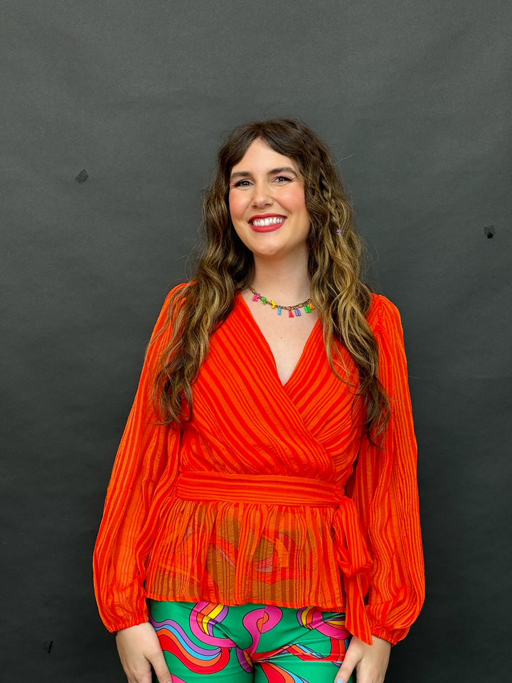 Pumpkin Season Blouse Top (S-L)