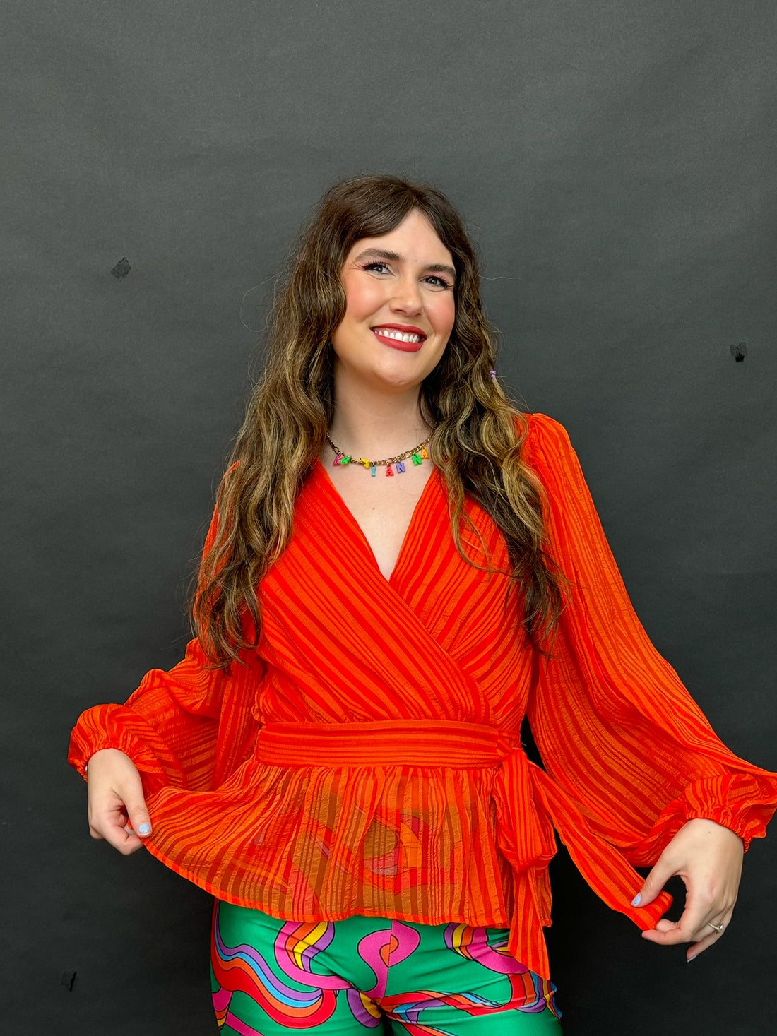 Pumpkin Season Blouse Top (S-L)