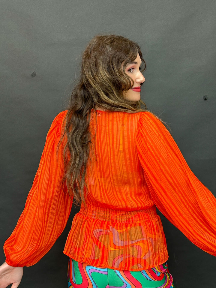 Pumpkin Season Blouse Top (S-L)