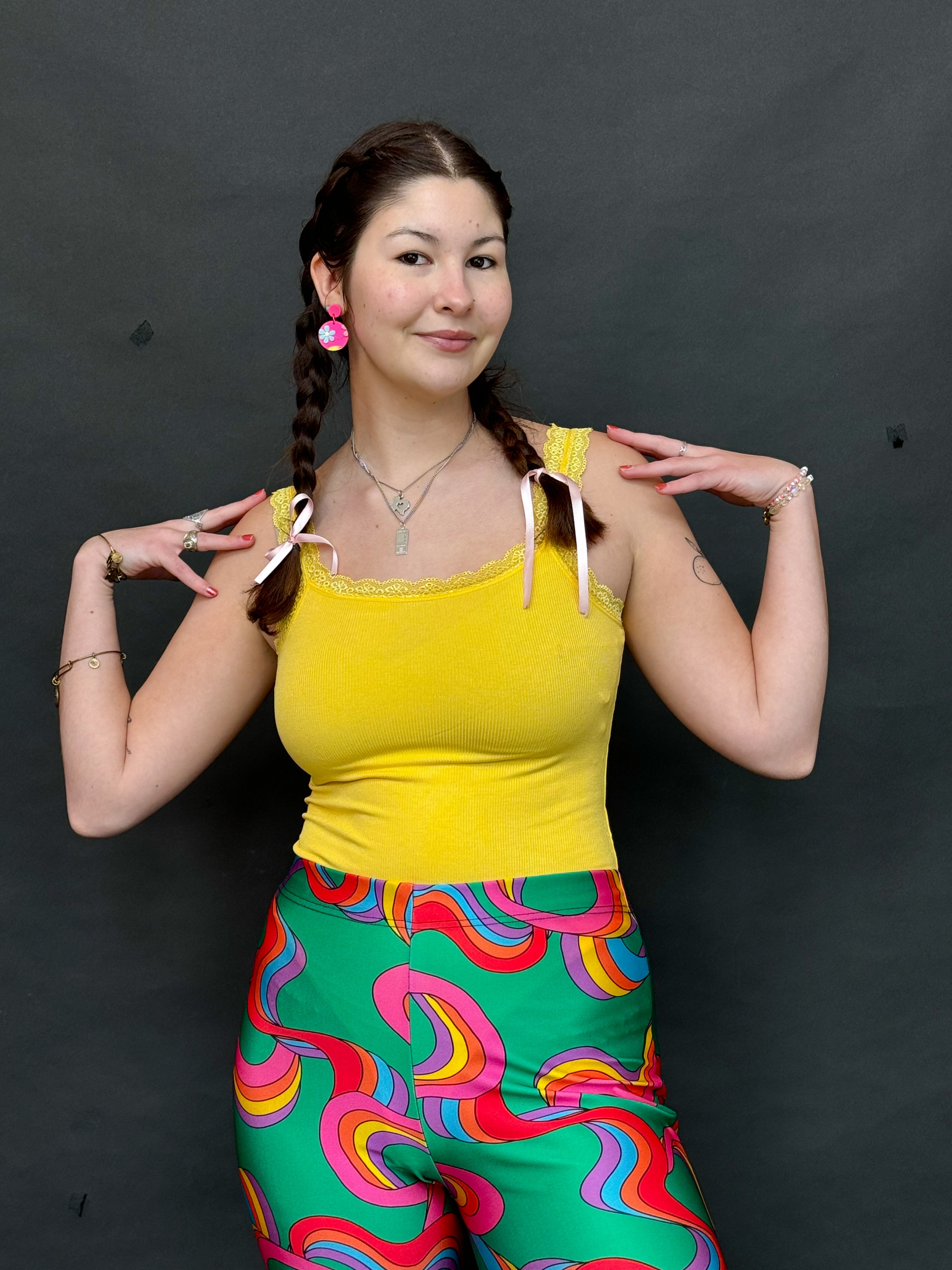 Sunshine Yellow Lace Bodysuit (S-3XL)