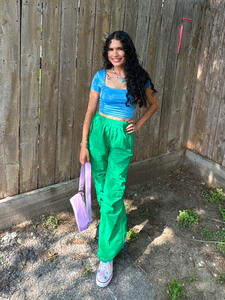 Green Parachute Pants (S-L)