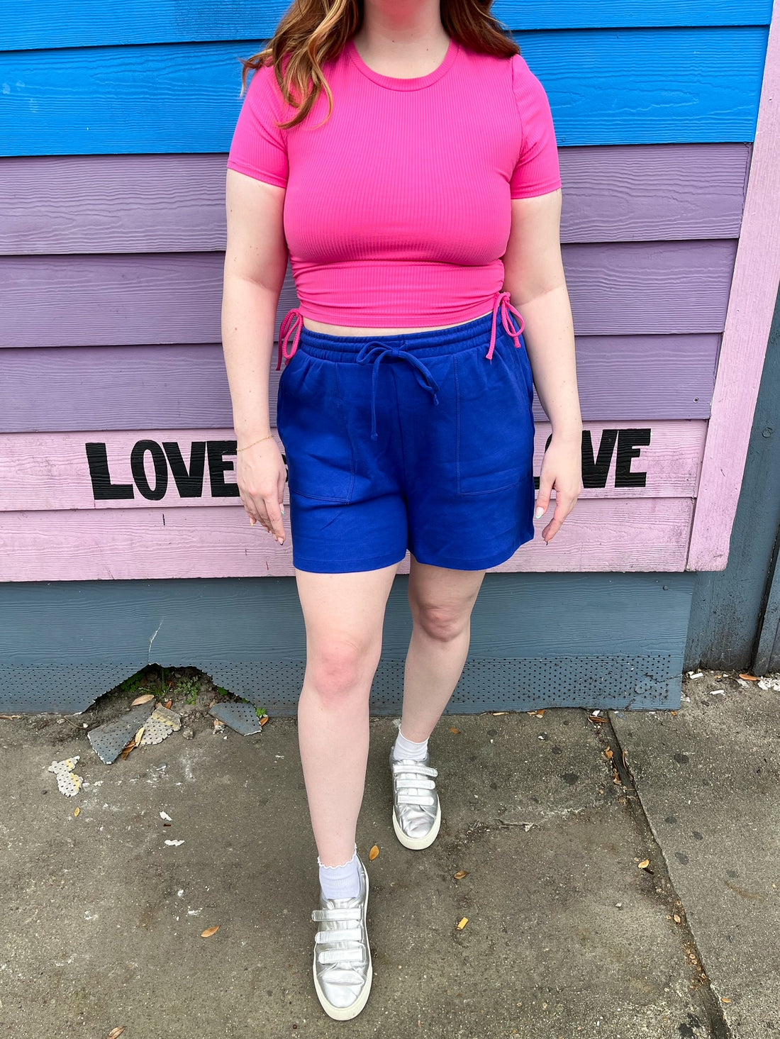 Blue Easy Breezy Lounge Shorts (XL-3XL)
