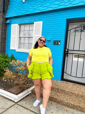 Bewitched Shorts in Green (S-3XL)