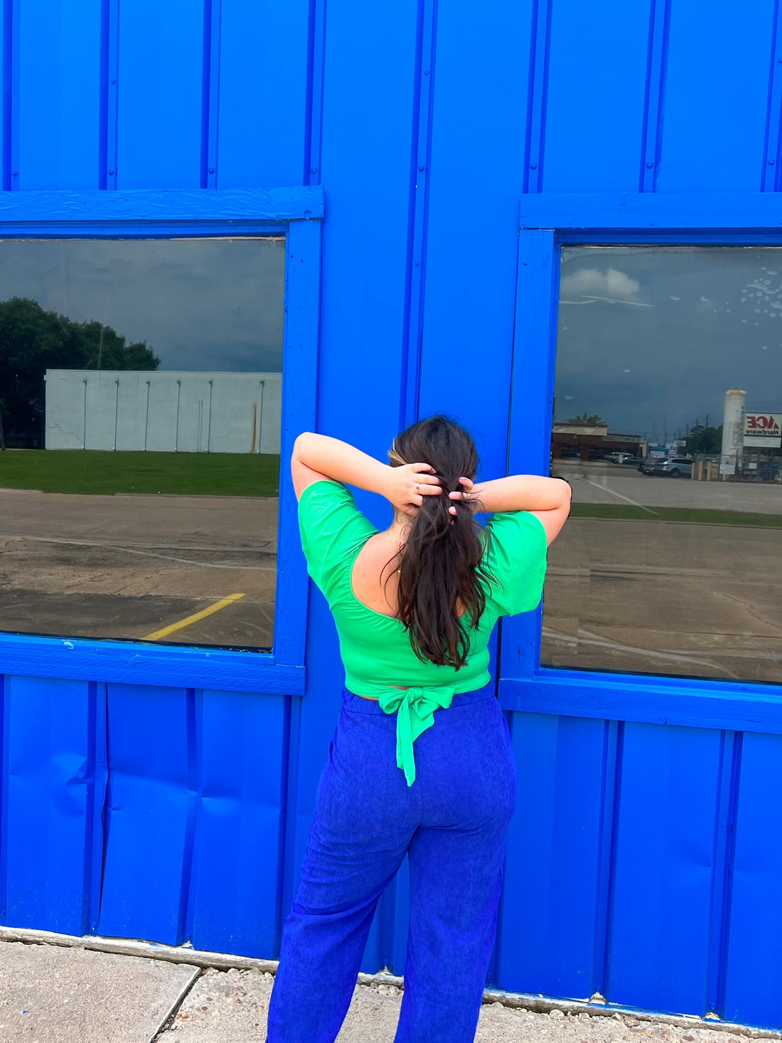 Eyes on You Green Top (S-3X)