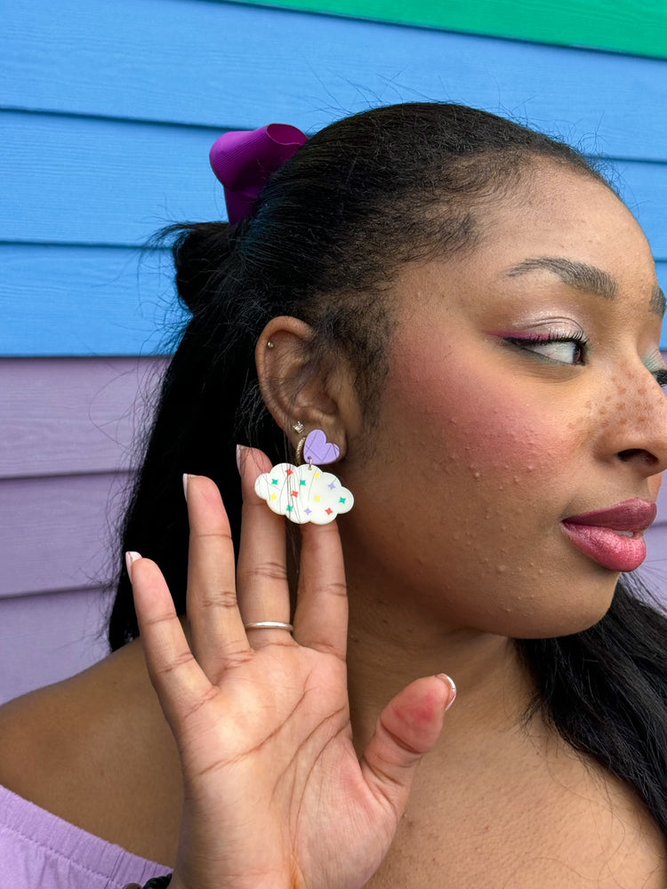 Rainbow Cloud Earrings