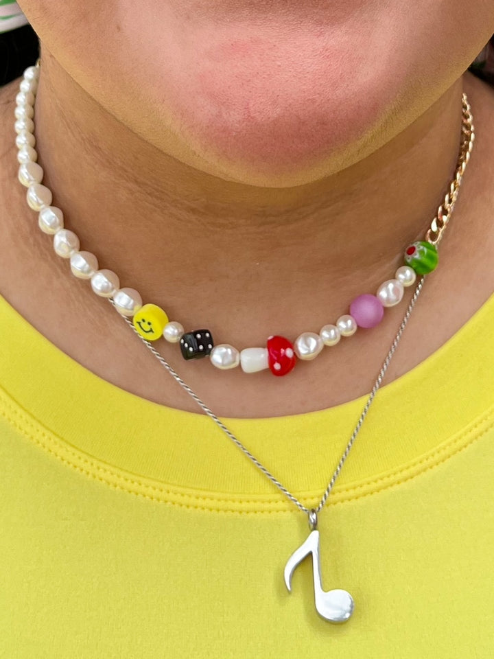 Gold Bead Necklace