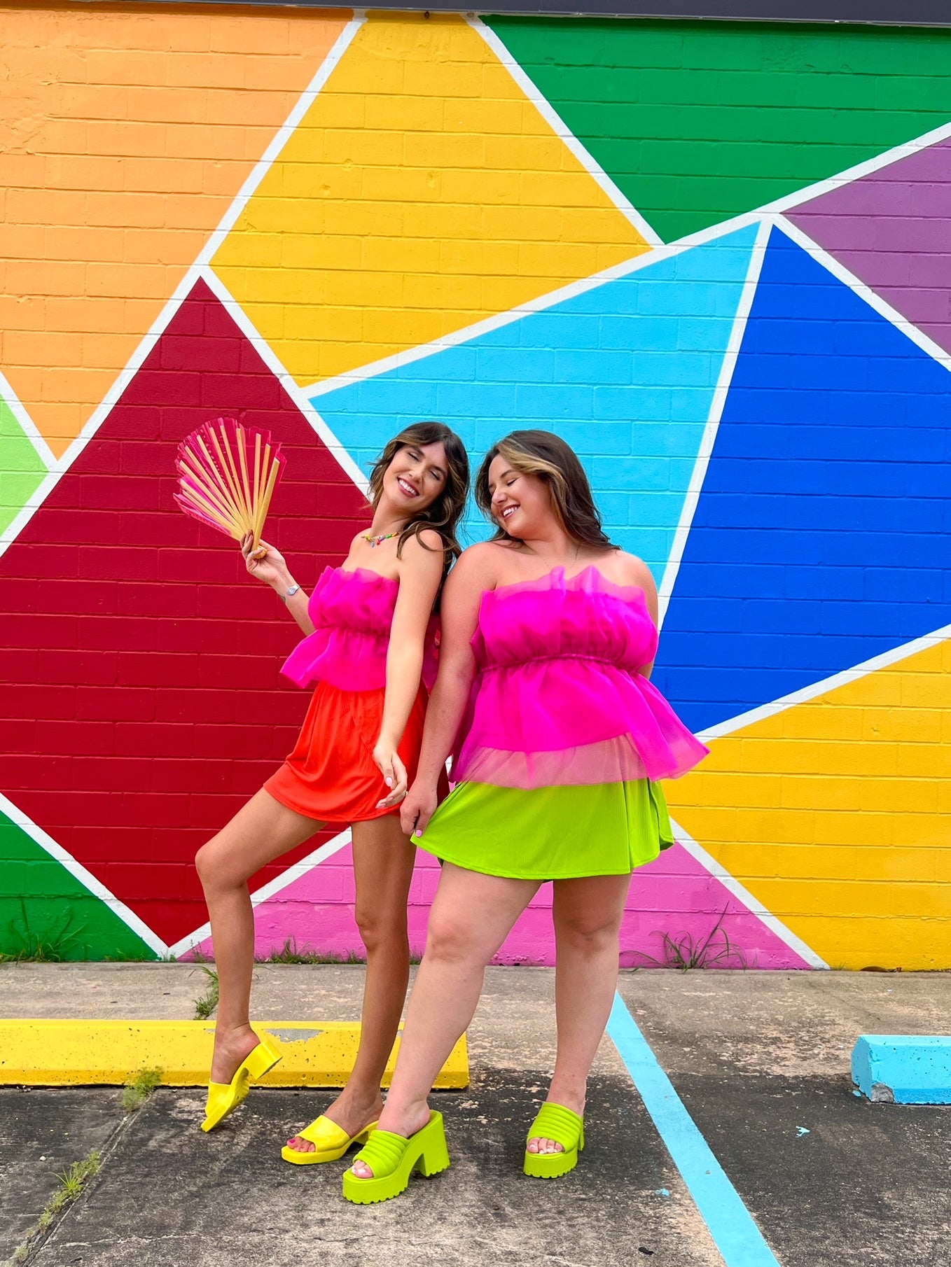 Blooms Pink Tube Top (S-2X)