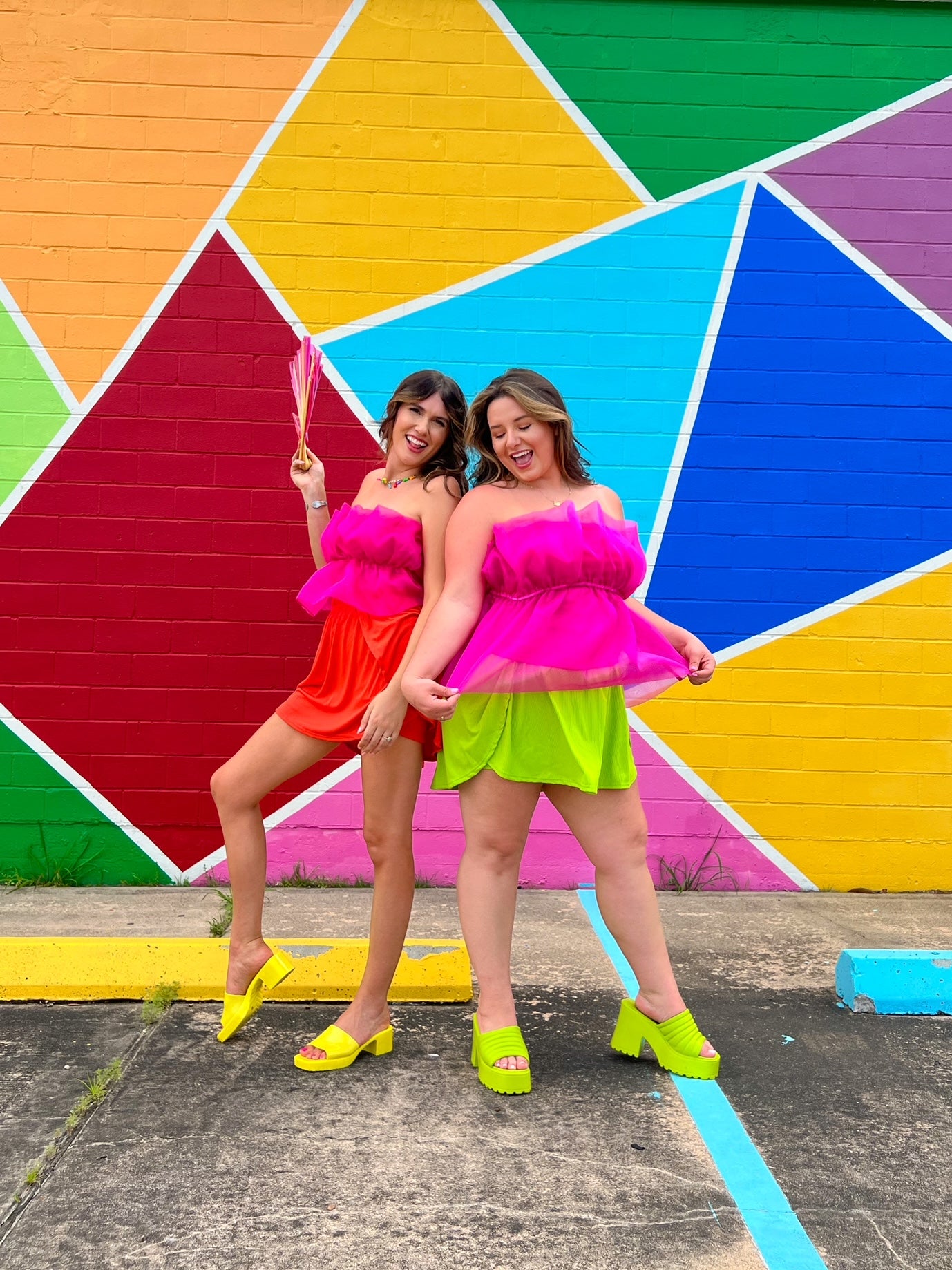 Blooms Pink Tube Top (S-2X)