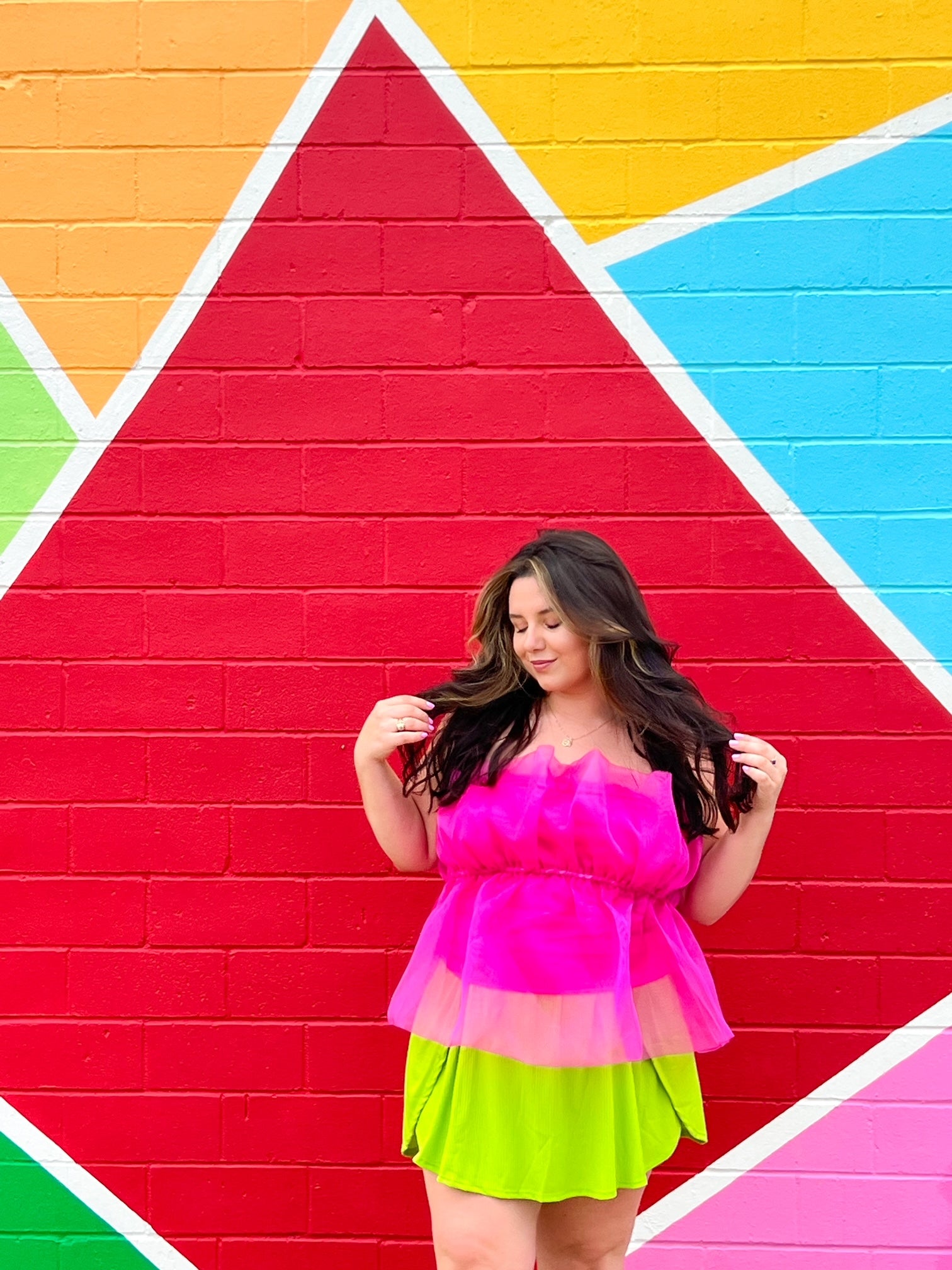 Blooms Pink Tube Top (S-2X)