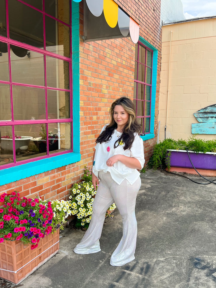 Reach for the Stars Sequin Flare Pants (S-3XL)