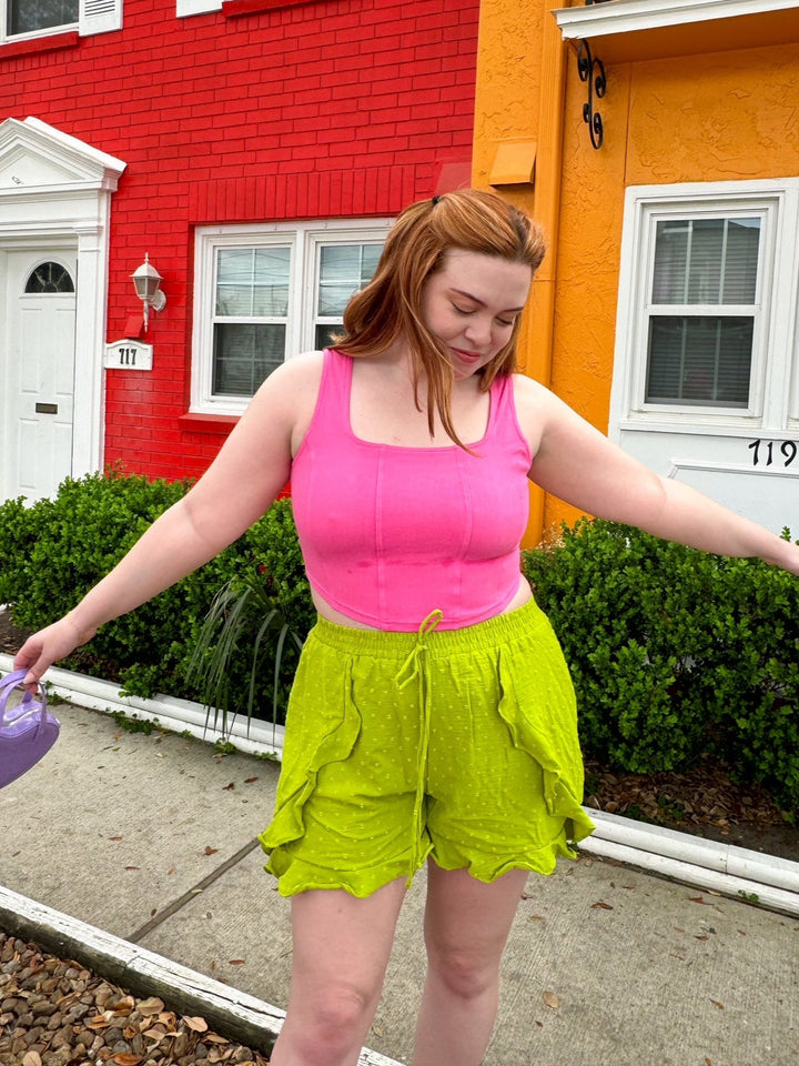 Bewitched Shorts in Green (S-3XL)