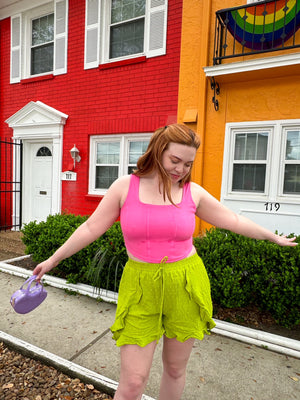 Bewitched Shorts in Green (S-3XL)