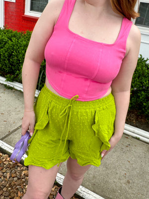 Bewitched Shorts in Green (S-3XL)