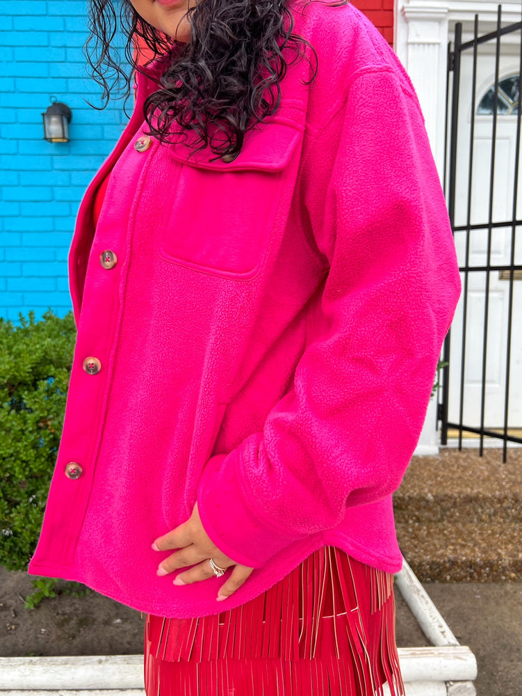 Jupiter Shacket in Pink(S-3XL)