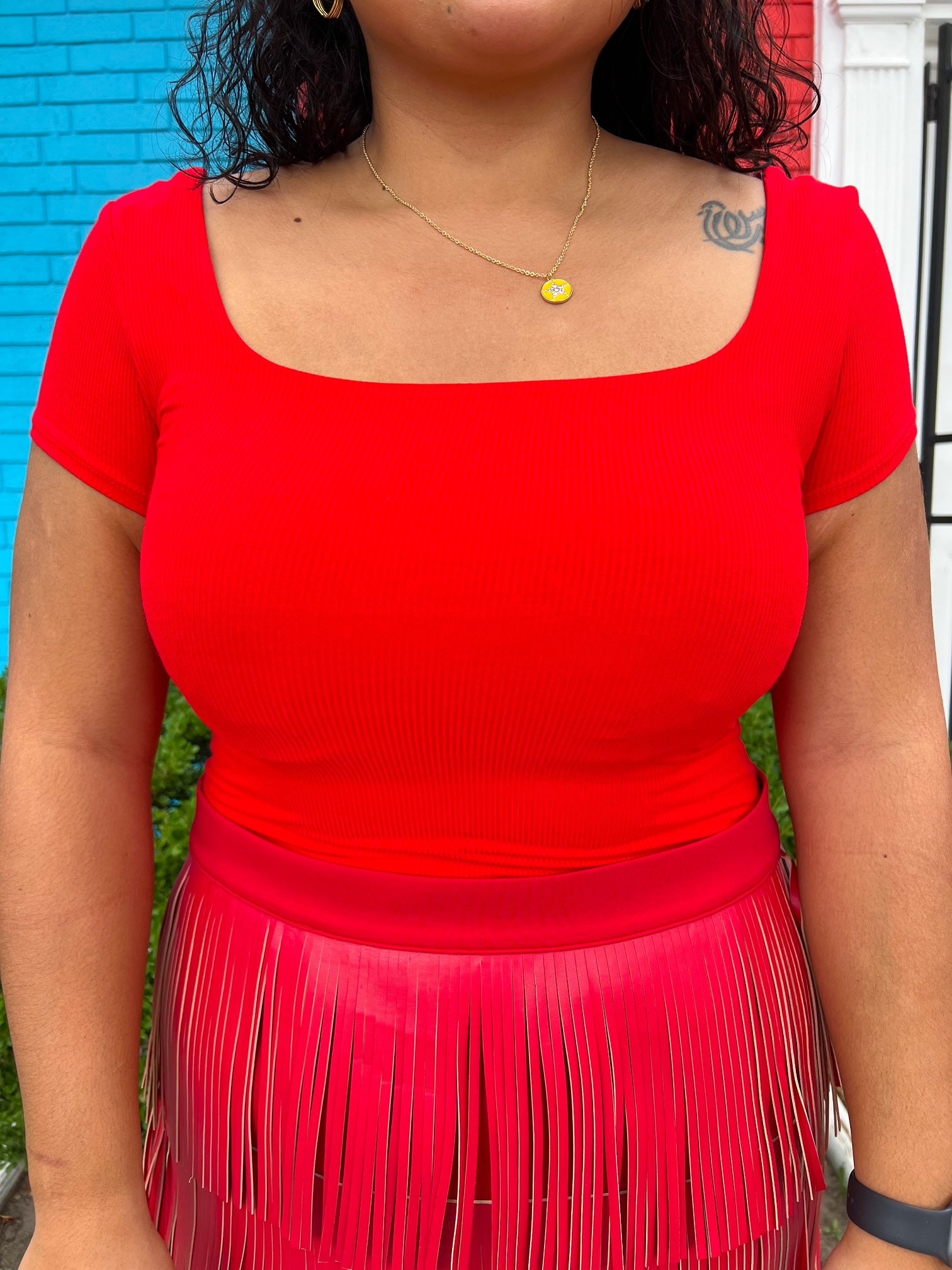 On the Run Red Tee(S-2XL)