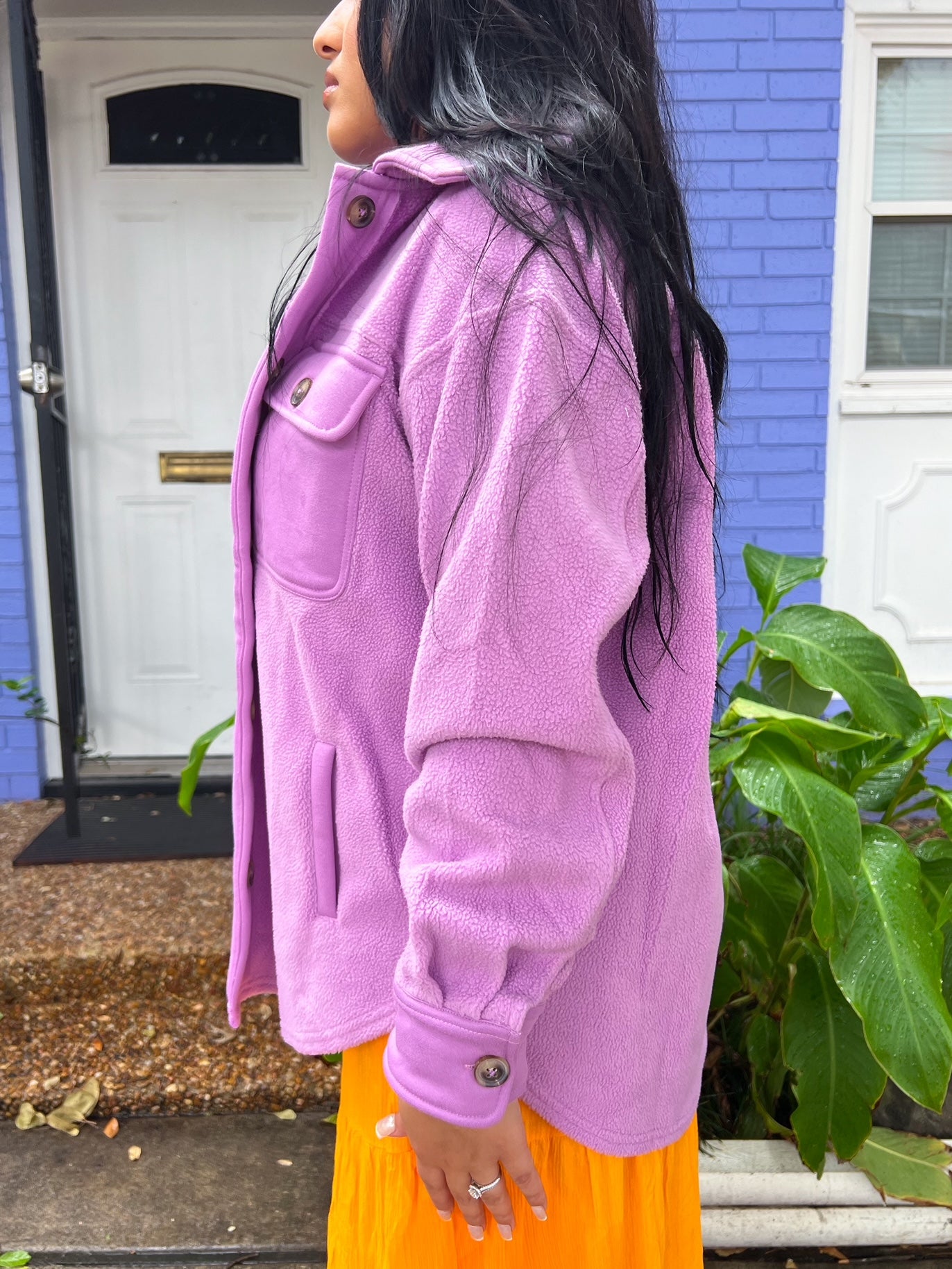 Jupiter Shacket in Light Purple (S-3XL)