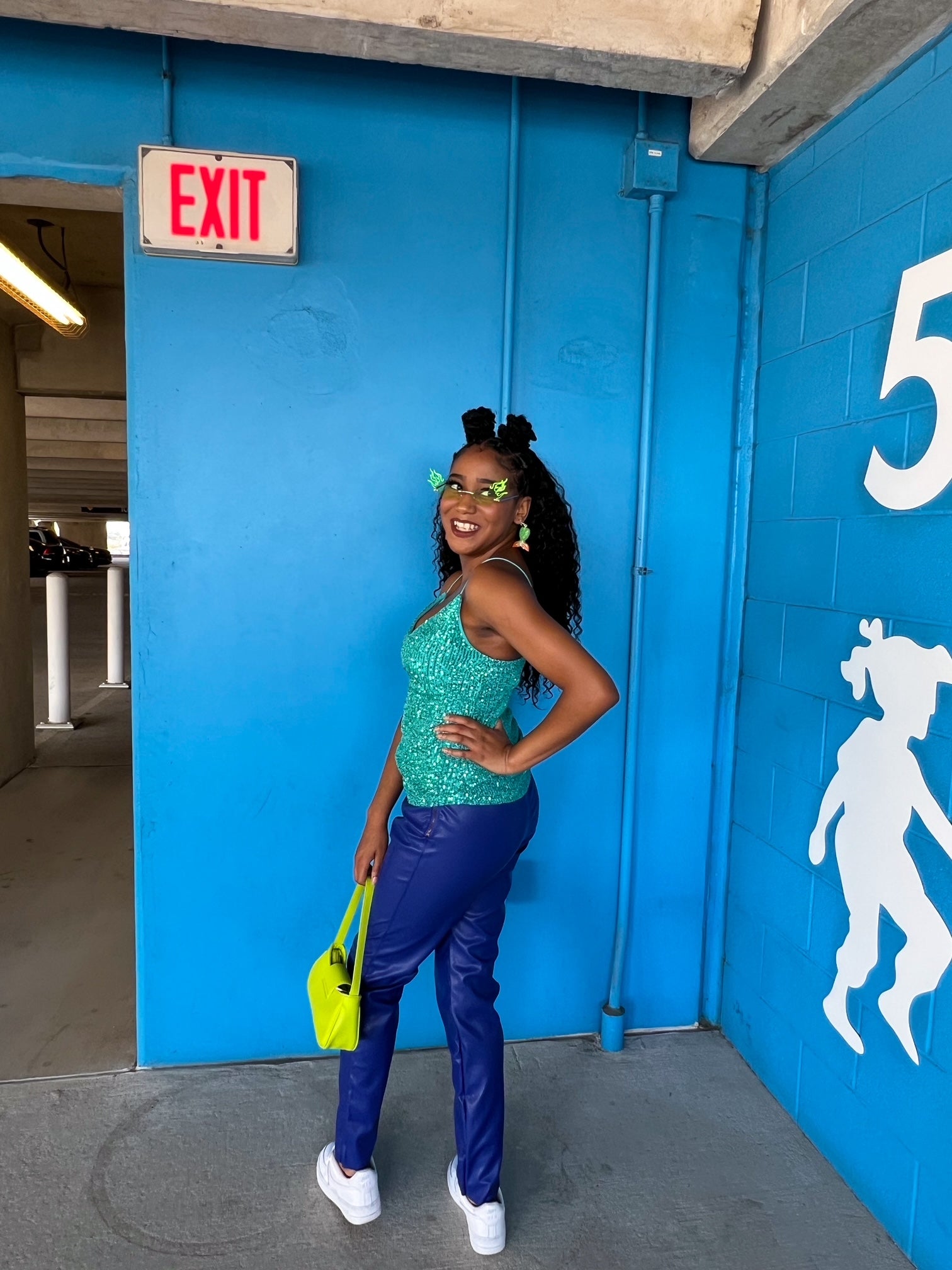 Baby Blues Faux Leather Pants (S-L)