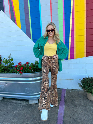 On the Prowl Cheetah Flare Pants (XS-3XL)