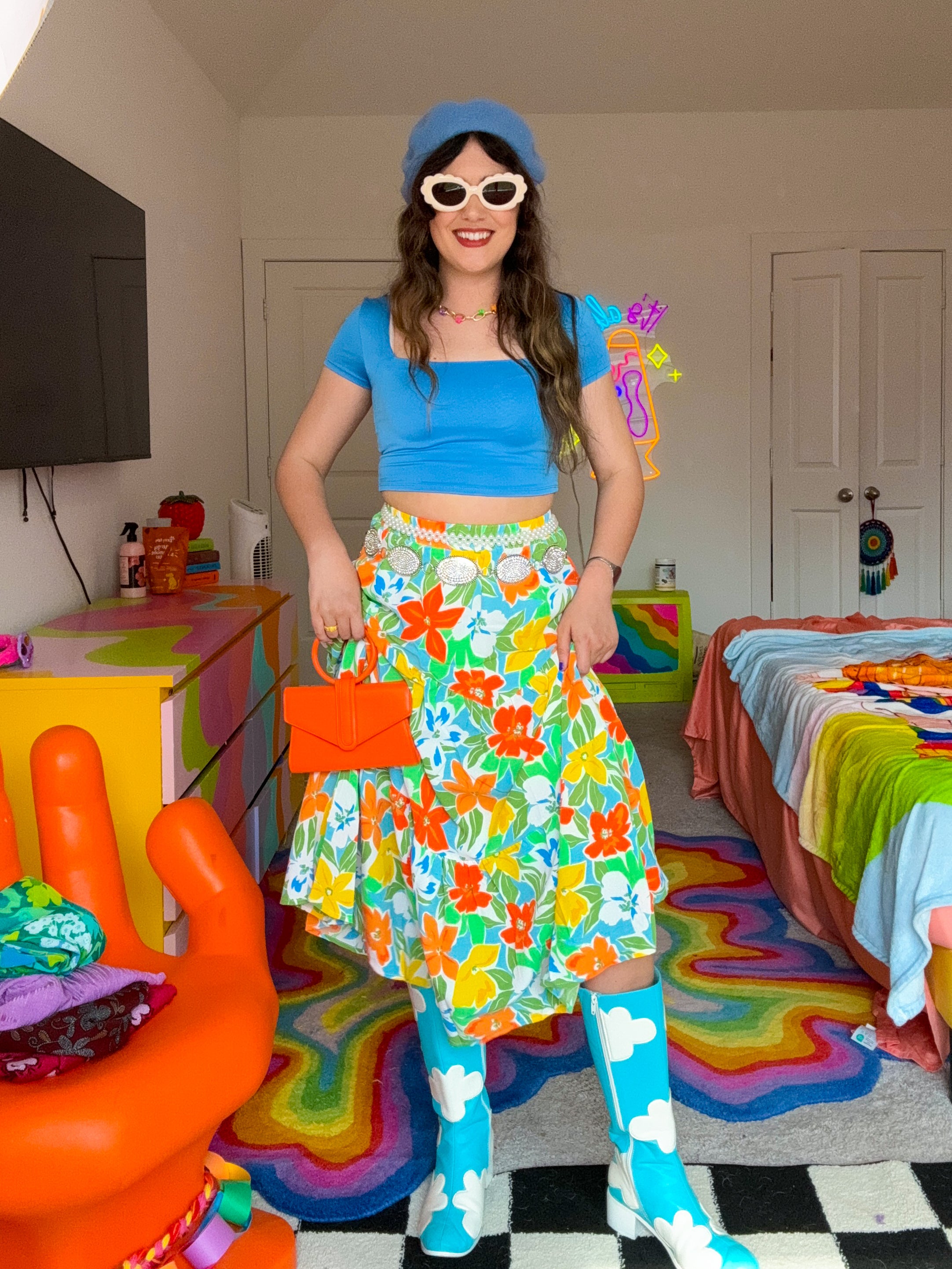 Island Vacation Maxi Skirt (S-3x)