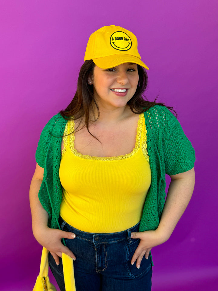 Sunshine Yellow Lace Bodysuit (S-3XL)