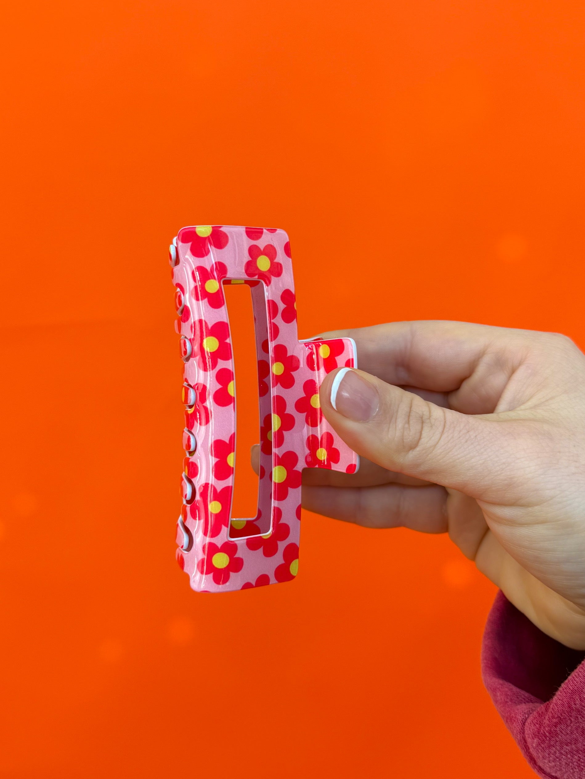 Valentine's Day Flowers Hair Clip