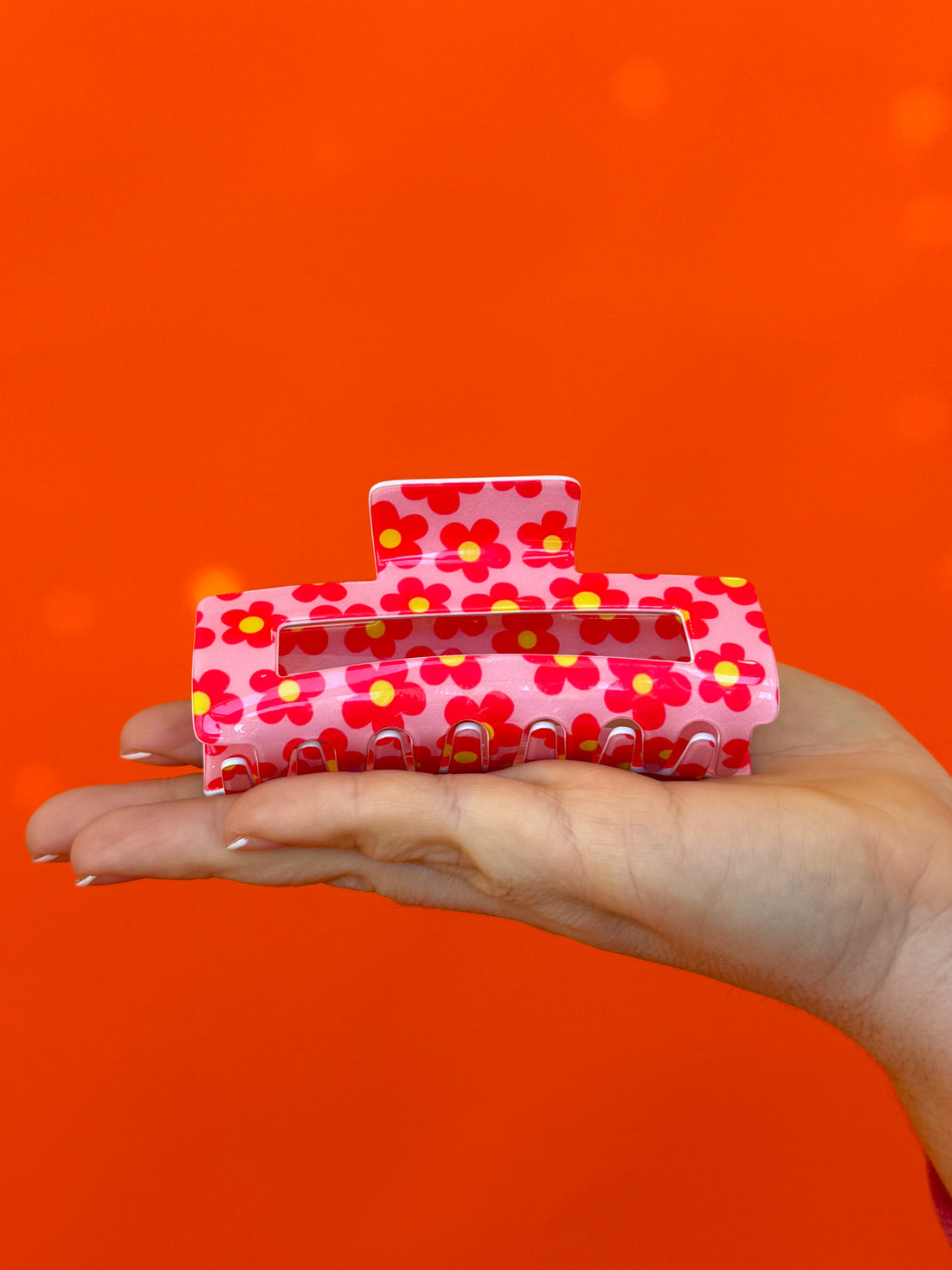 Valentine's Day Flowers Hair Clip