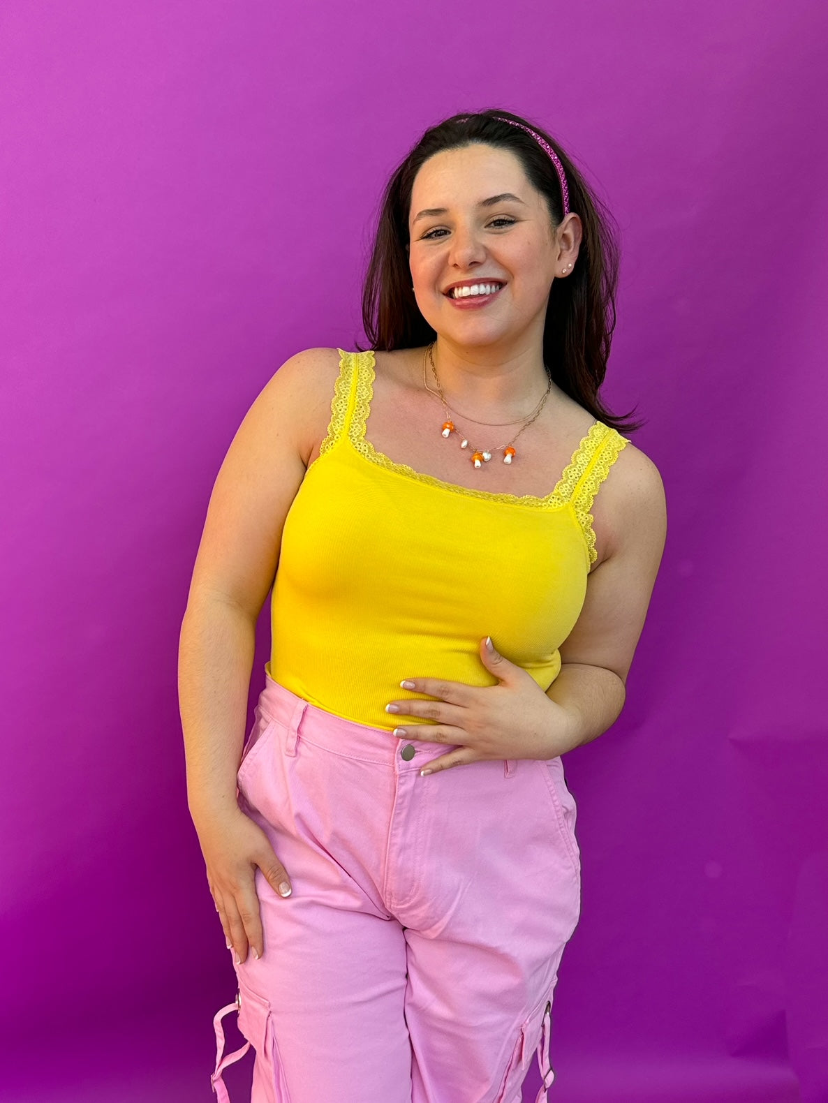 Sunshine Yellow Lace Bodysuit (S-3XL)