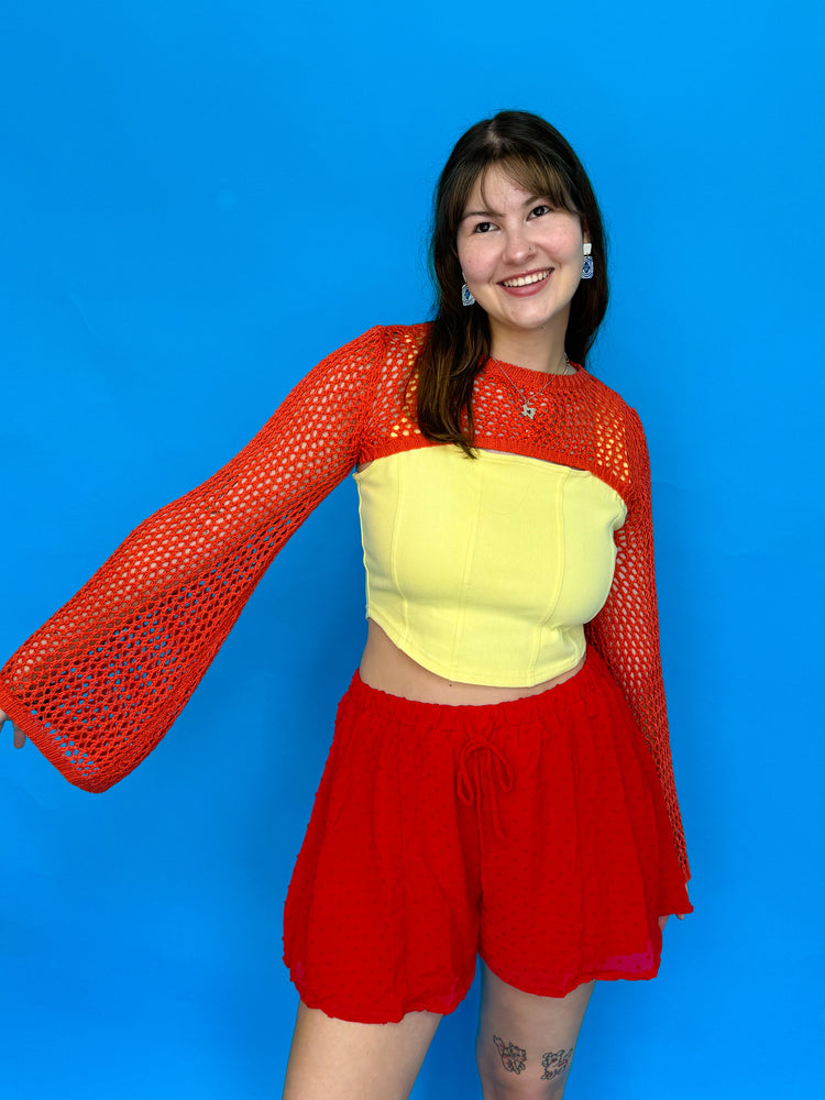 
            
                Load image into Gallery viewer, Butter Yellow Bustier Top (S-3XL)
            
        