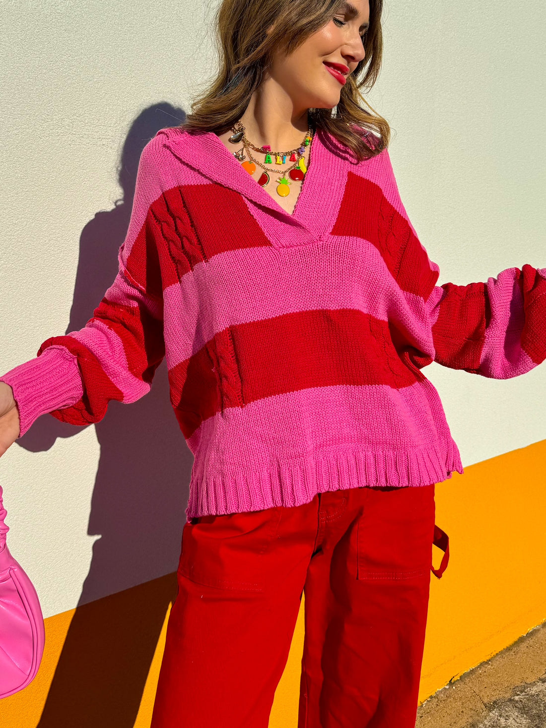 Valentine Striped Sweater (M/L & 2X/3XL)