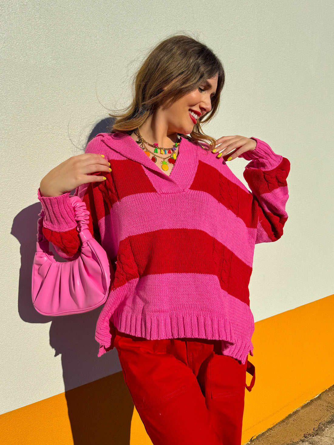 Valentine Striped Sweater (M/L & 2X/3XL)