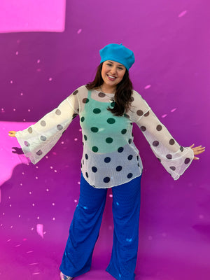 Polka Dot Layering Top (S-3XL)