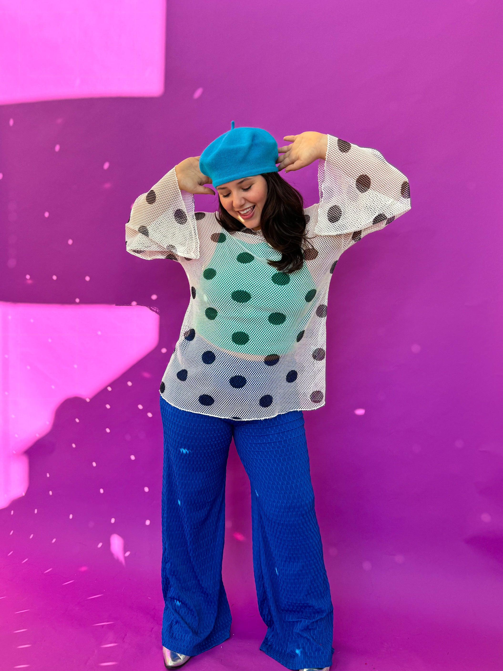 Blue Cinema Flare Pants (S-3XL)