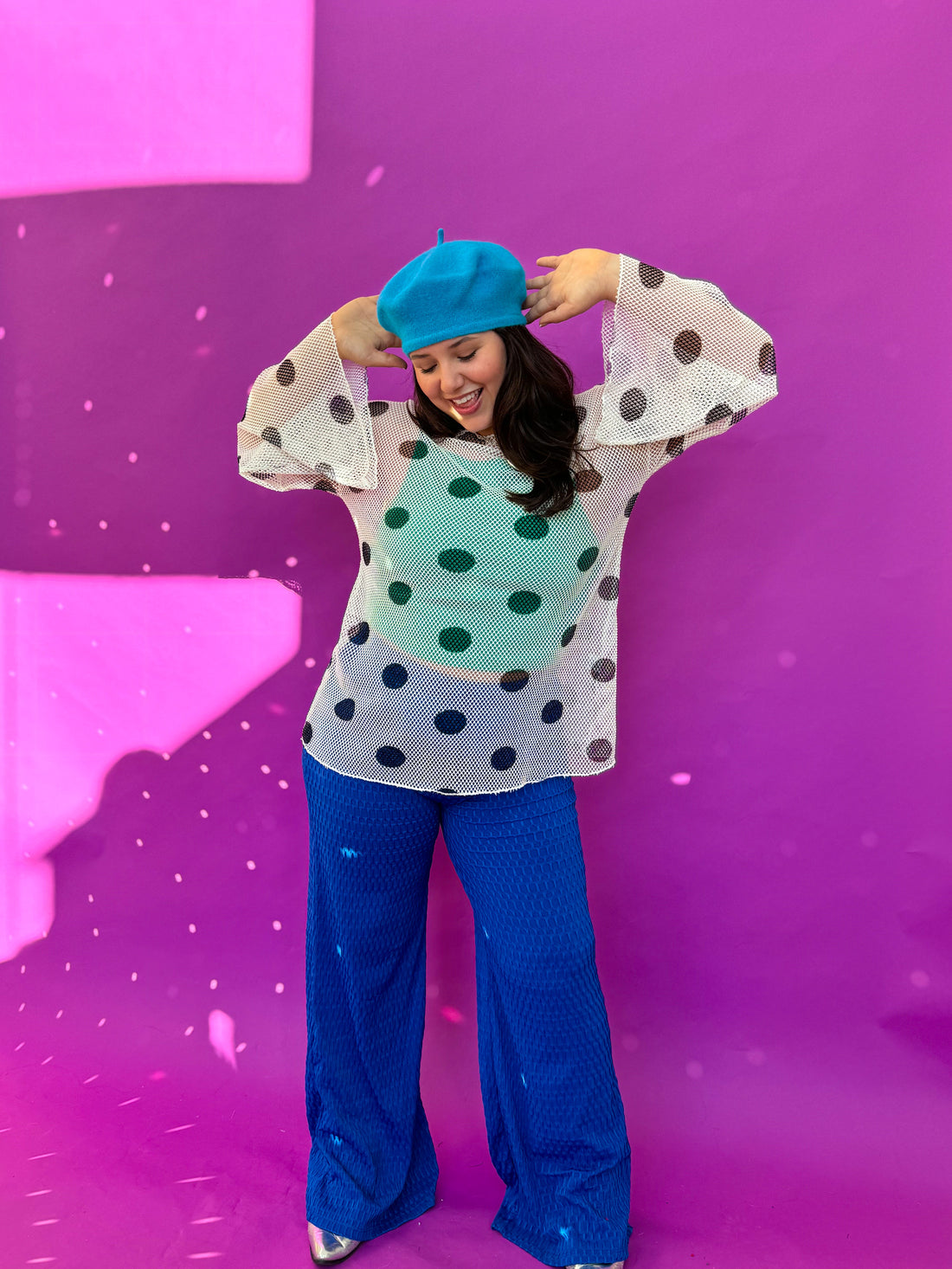 Blue Cinema Flare Pants (S-3XL)