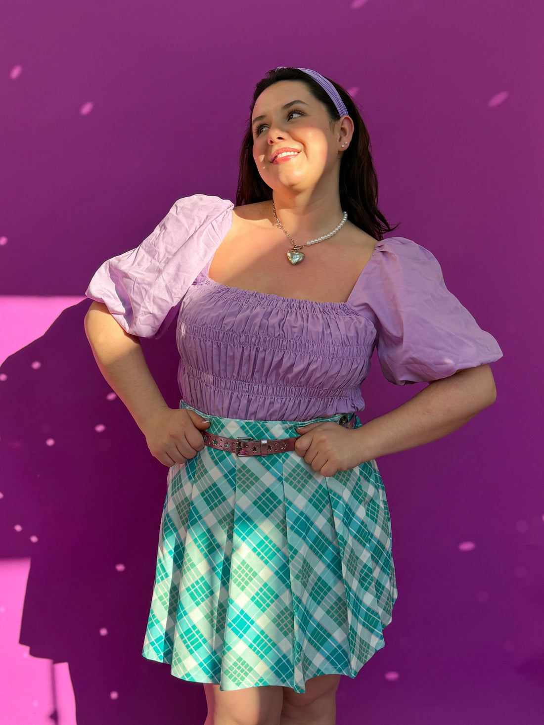 Frosted Fantasy Plaid Skirt (S-2XL)