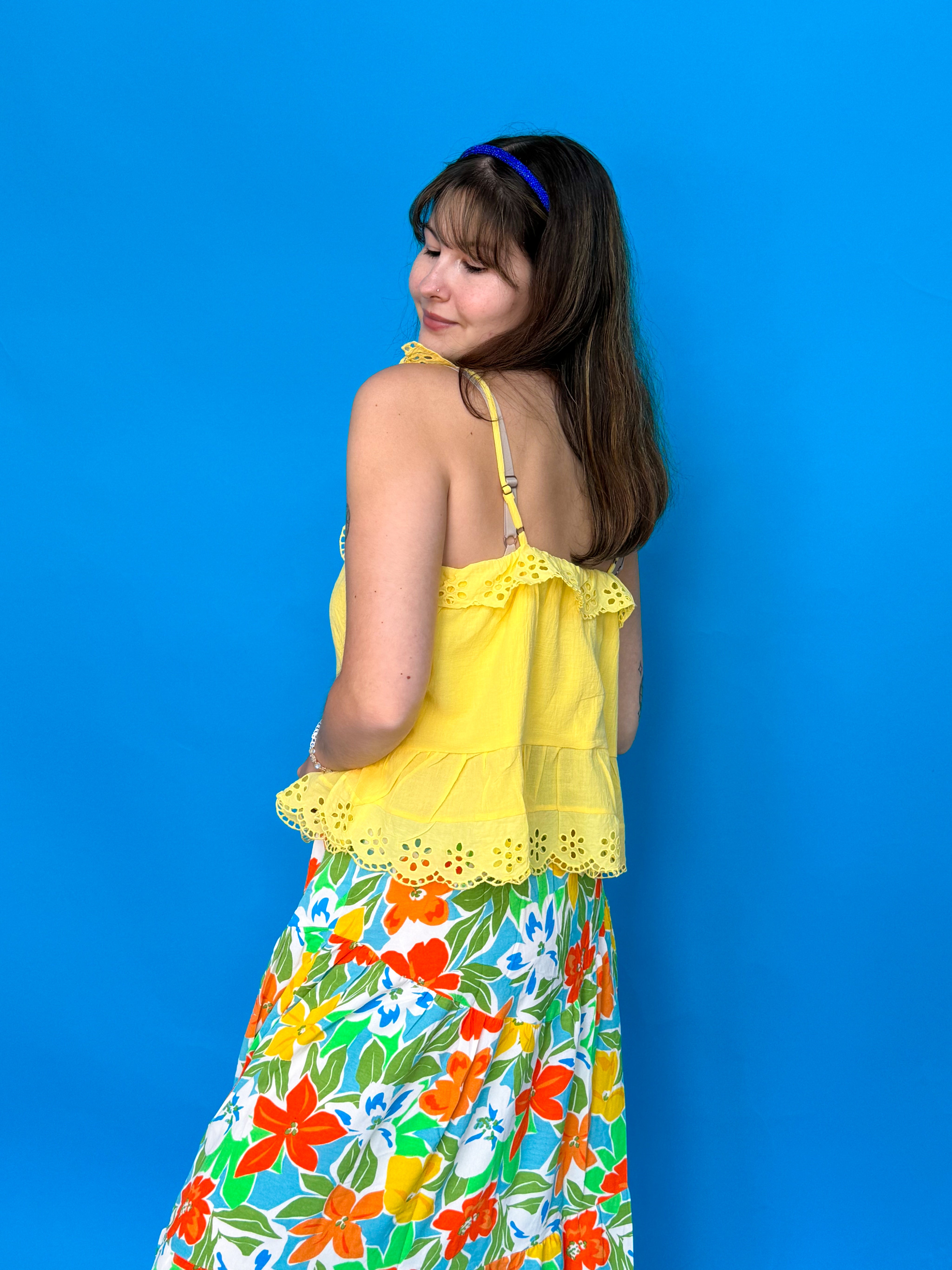 Ruffle Some Feathers Yellow Tank (S-3XL)