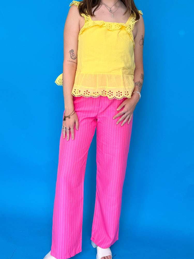 
            
                Load image into Gallery viewer, Legally Blonde Pink Trousers (S-3XL)
            
        