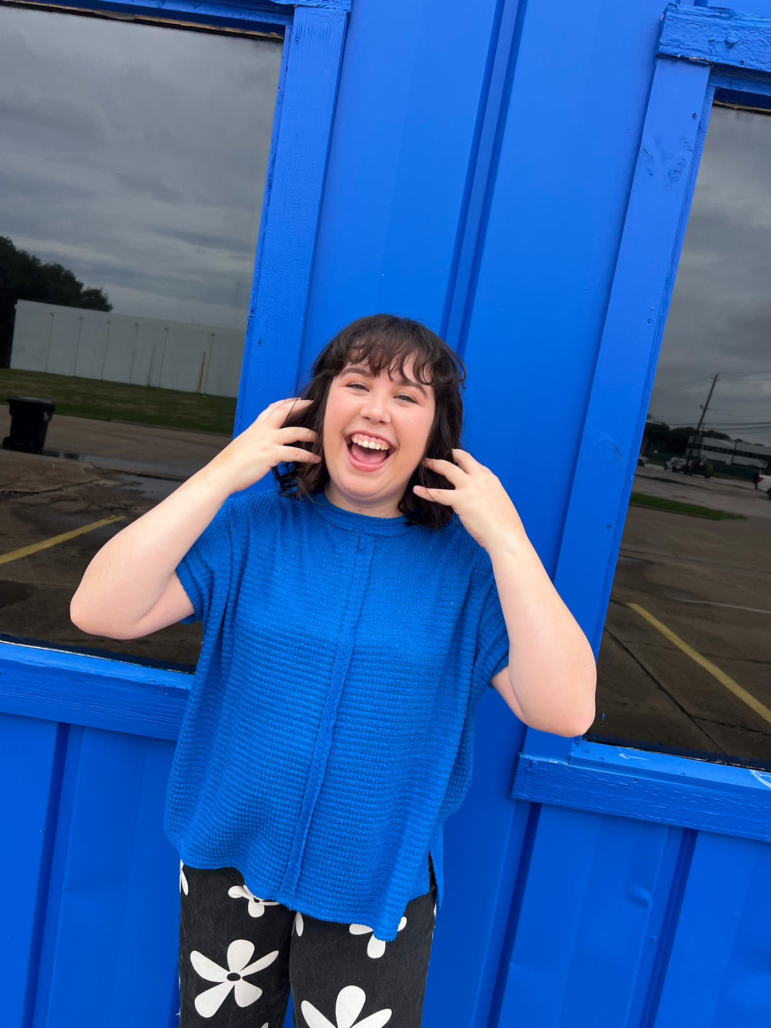 Ocean Eyes Blue Top (S-3X)