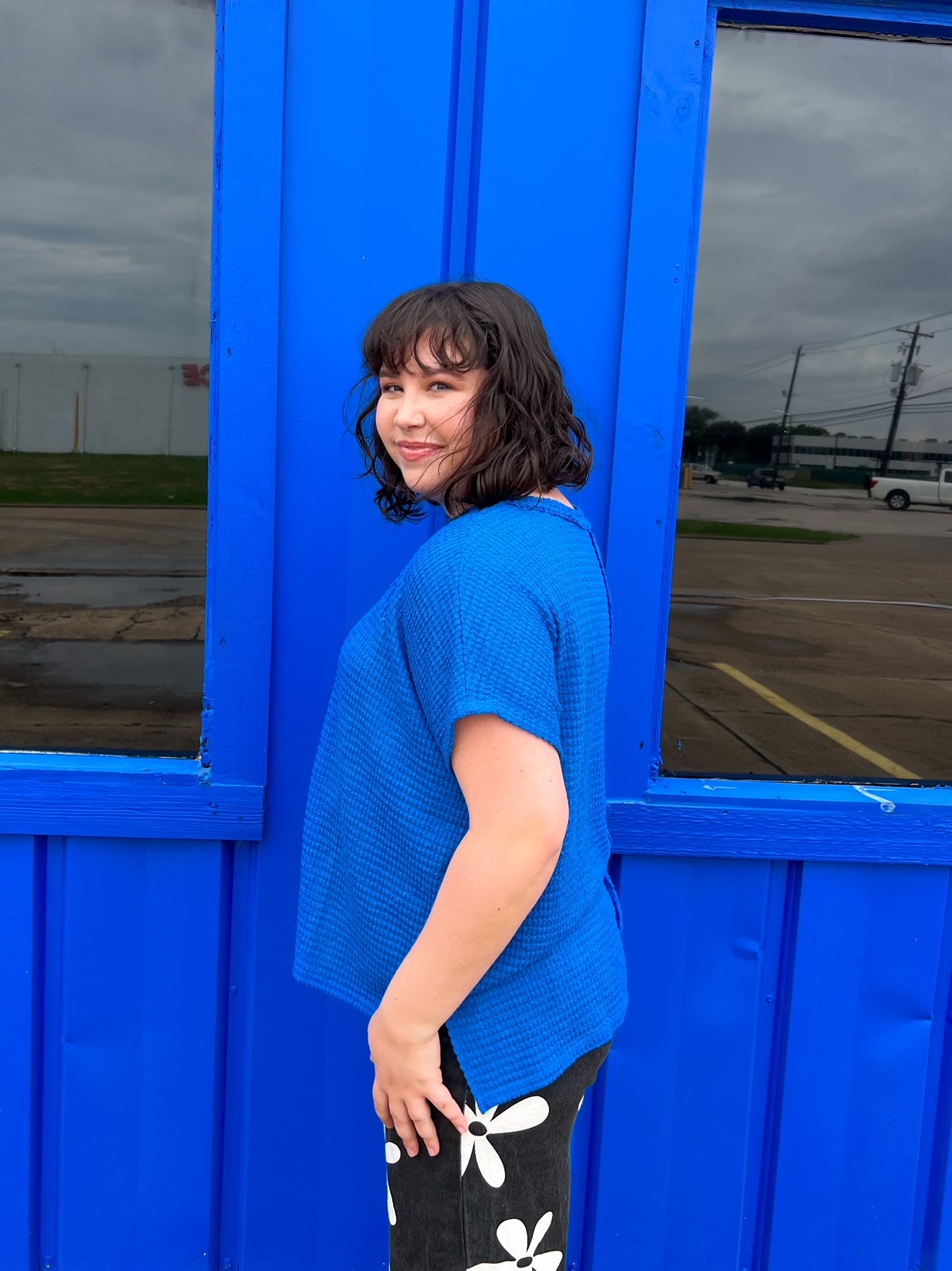 Ocean Eyes Blue Top (S-3X)