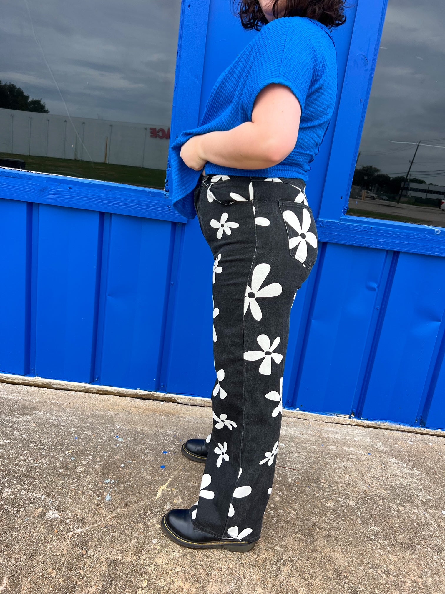 Bikini Bottom Printed Jeans (L-3XL)