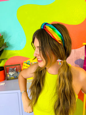 (Restocked) Metalic Rainbow Headband