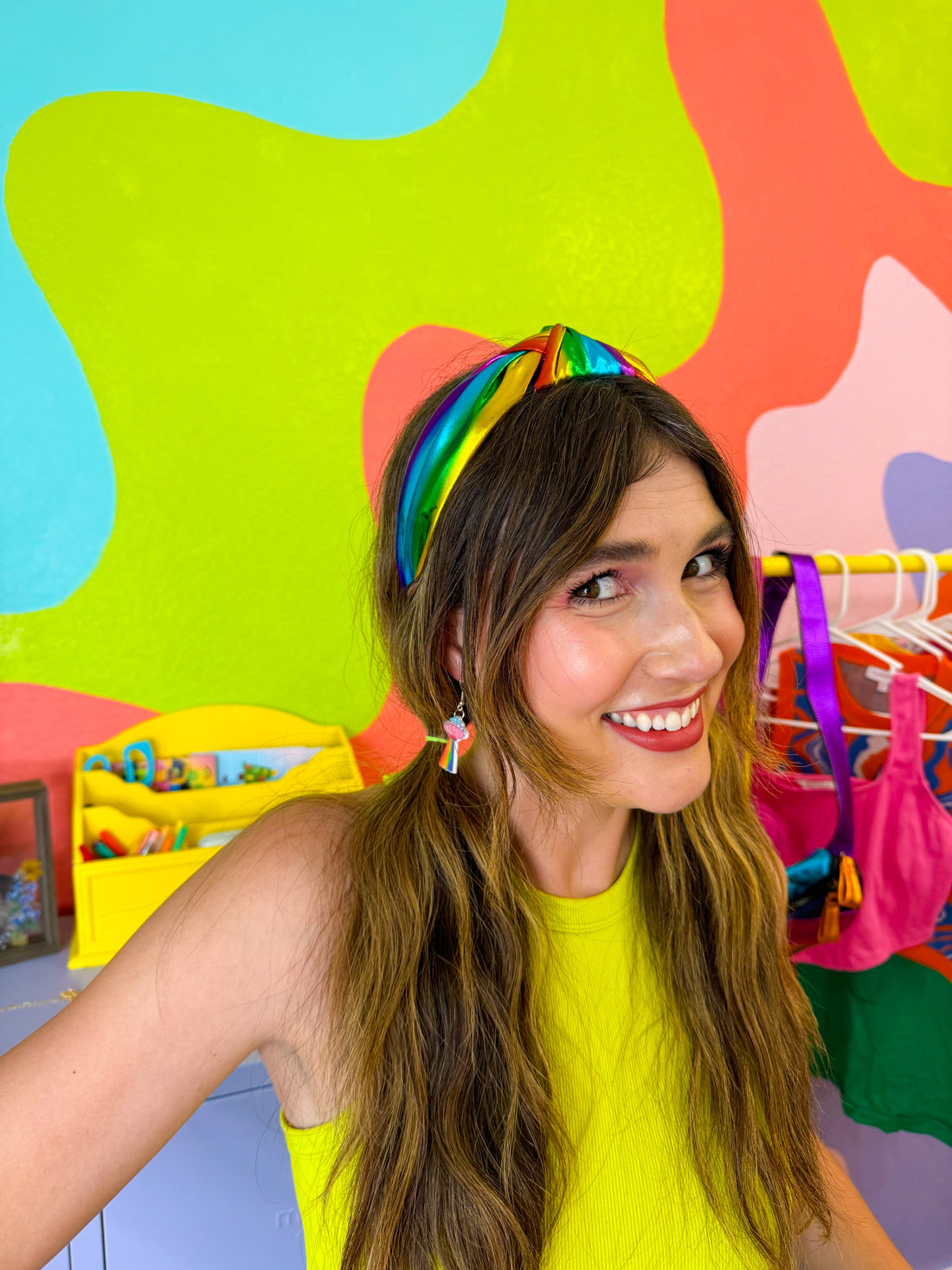 Metallic Rainbow Headband