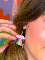 Rainbow UFO Earrings