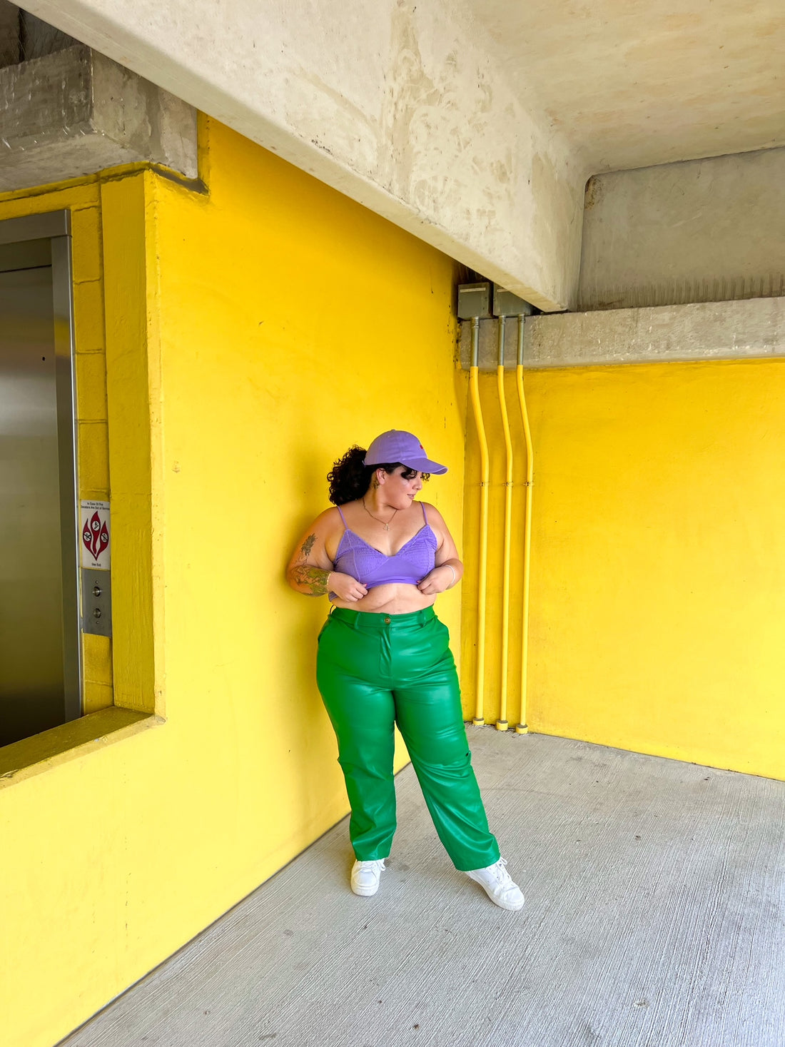 Power Trip Lavender Bralette (L-3XL)