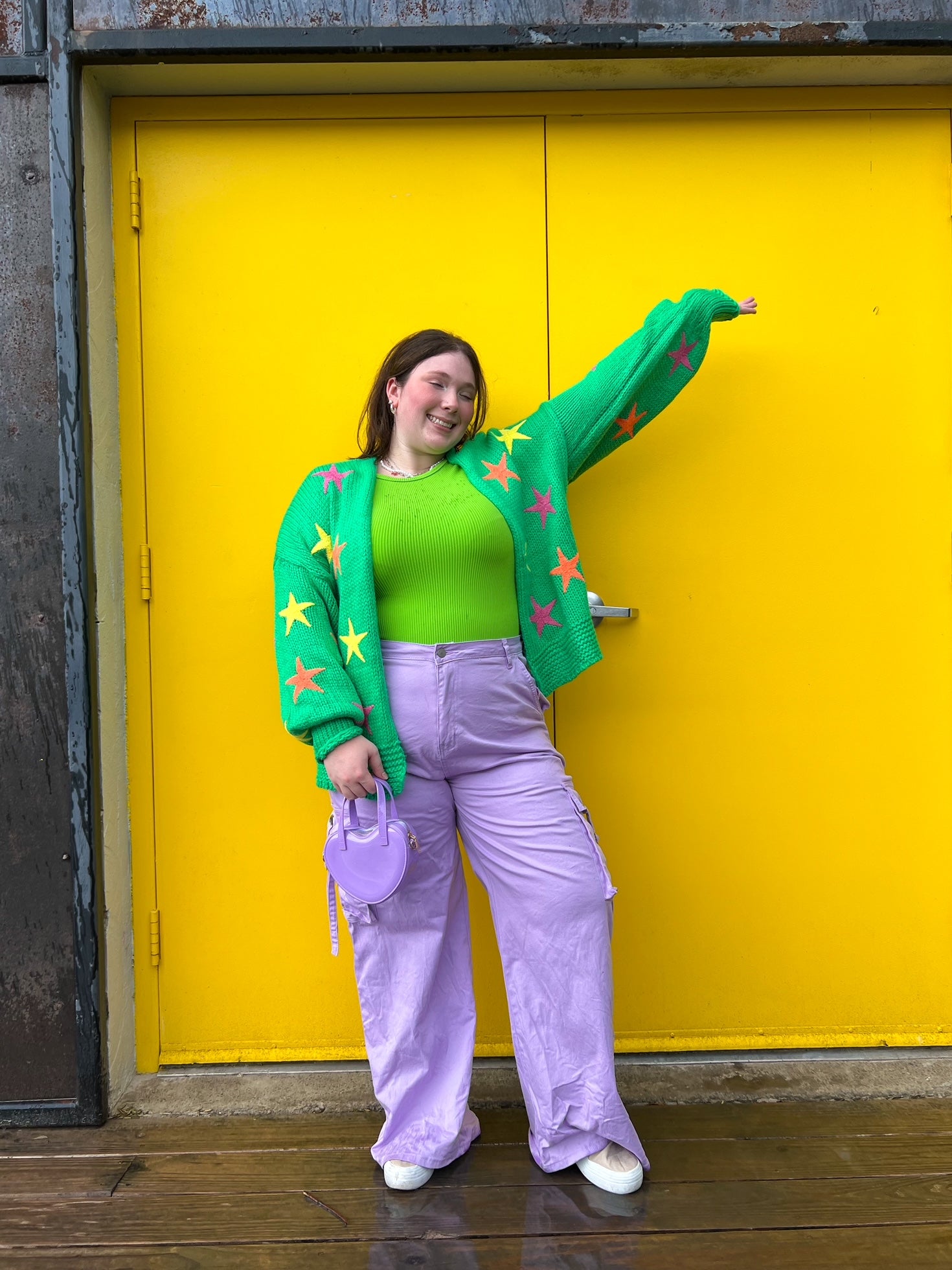 Lavender Cargo Pants (S-3x)