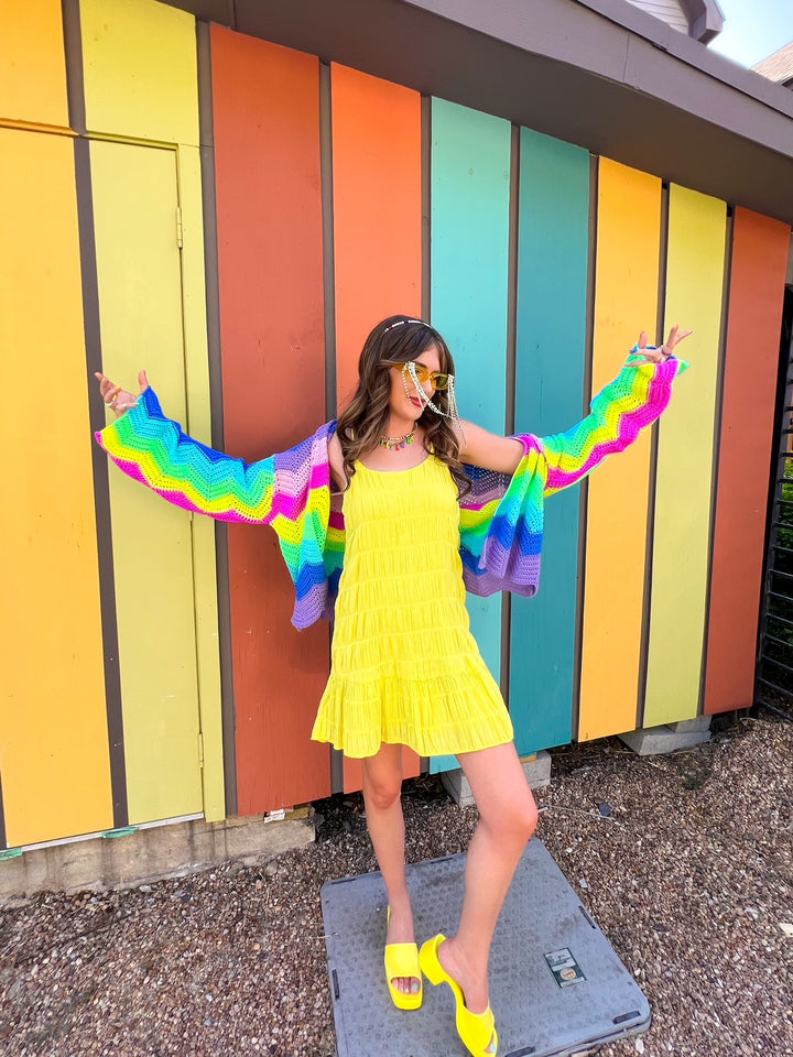 Citrus Swing Dress (S-L)